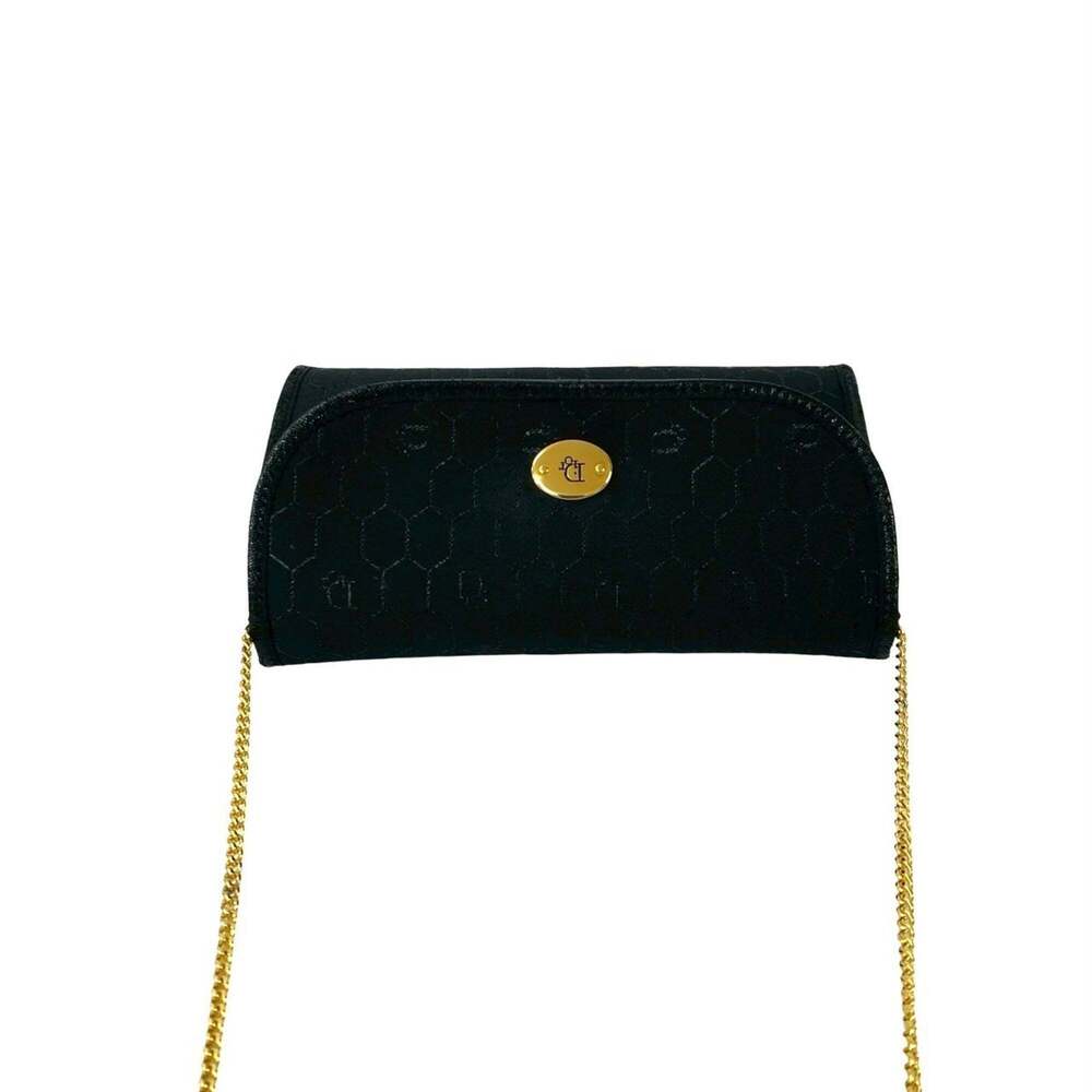CHRISTIAN DIOR Black Canvas Shoulder Bag - Picture 4 of 9